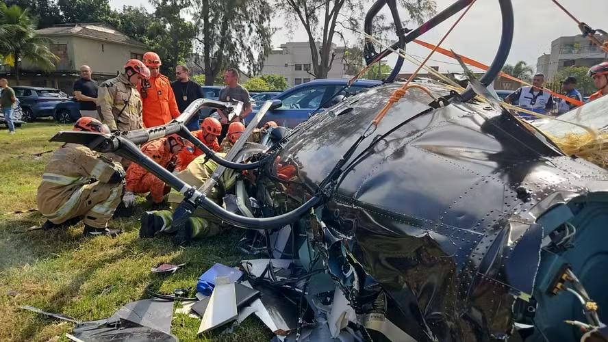 Anac investiga transporte clandestino em acidente de helicóptero no Rio que vitimou seis