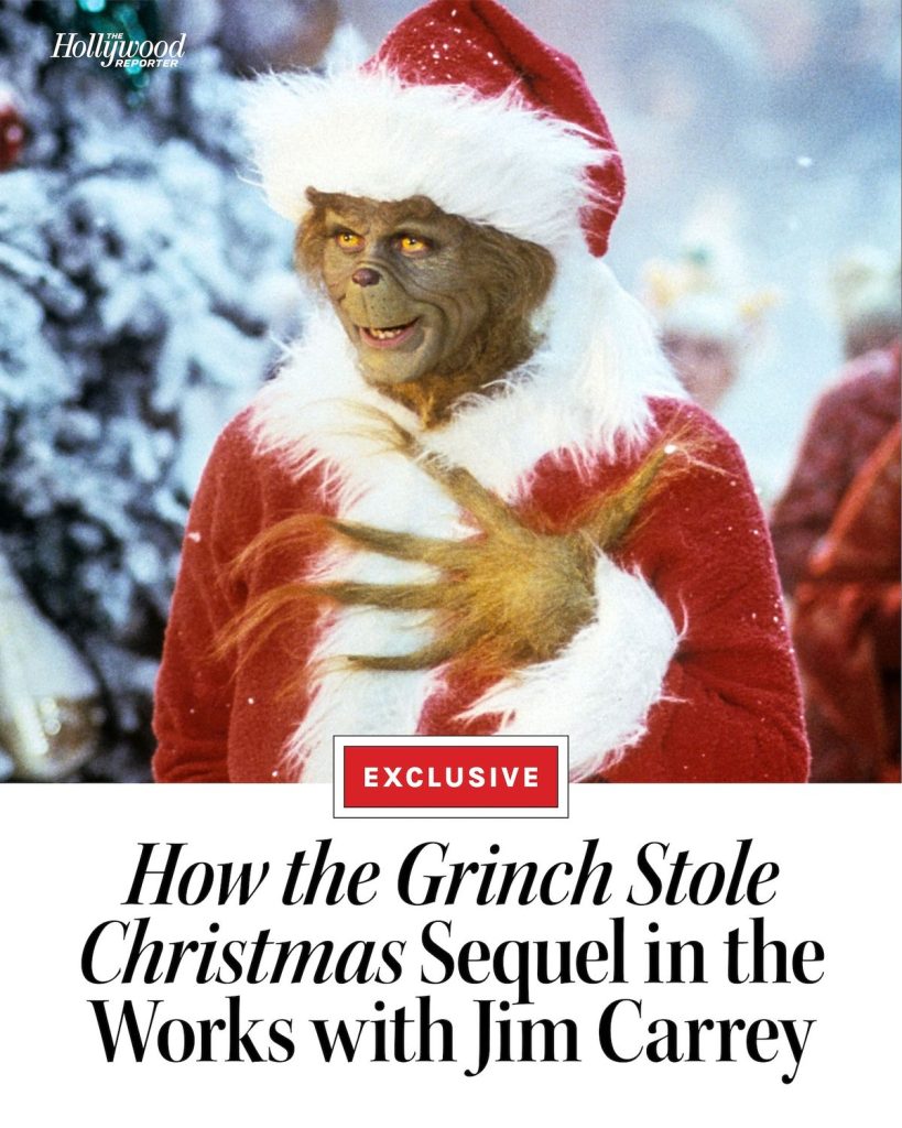 Jim Carrey pode retornar como Grinch em aguardada sequência após 24 anos