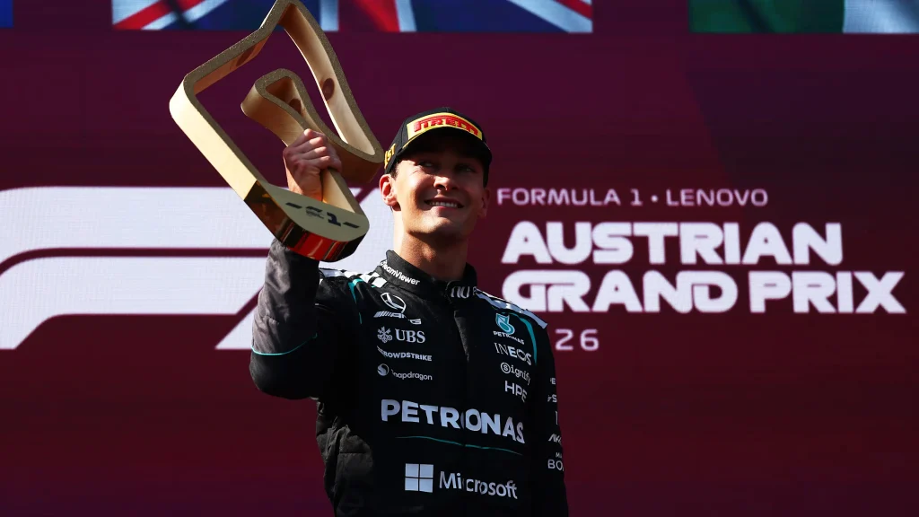 George Russell quebra jejum e vence o GP da Áustria, embolando disputa na Fórmula 1