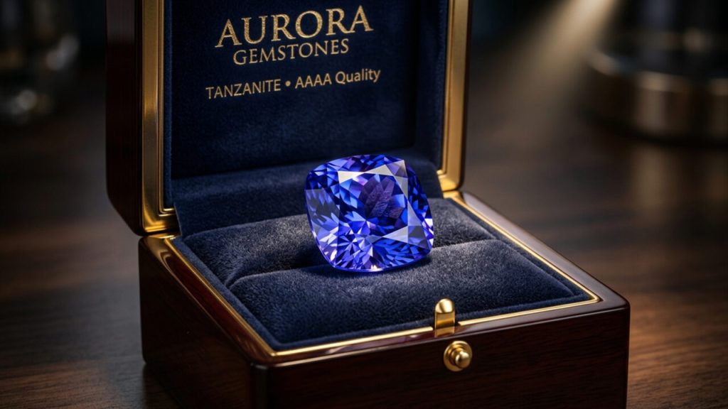 Gema azul-violácea de 1967, encontrada em apenas 14 km² na África, aproxima-se da exaustão
