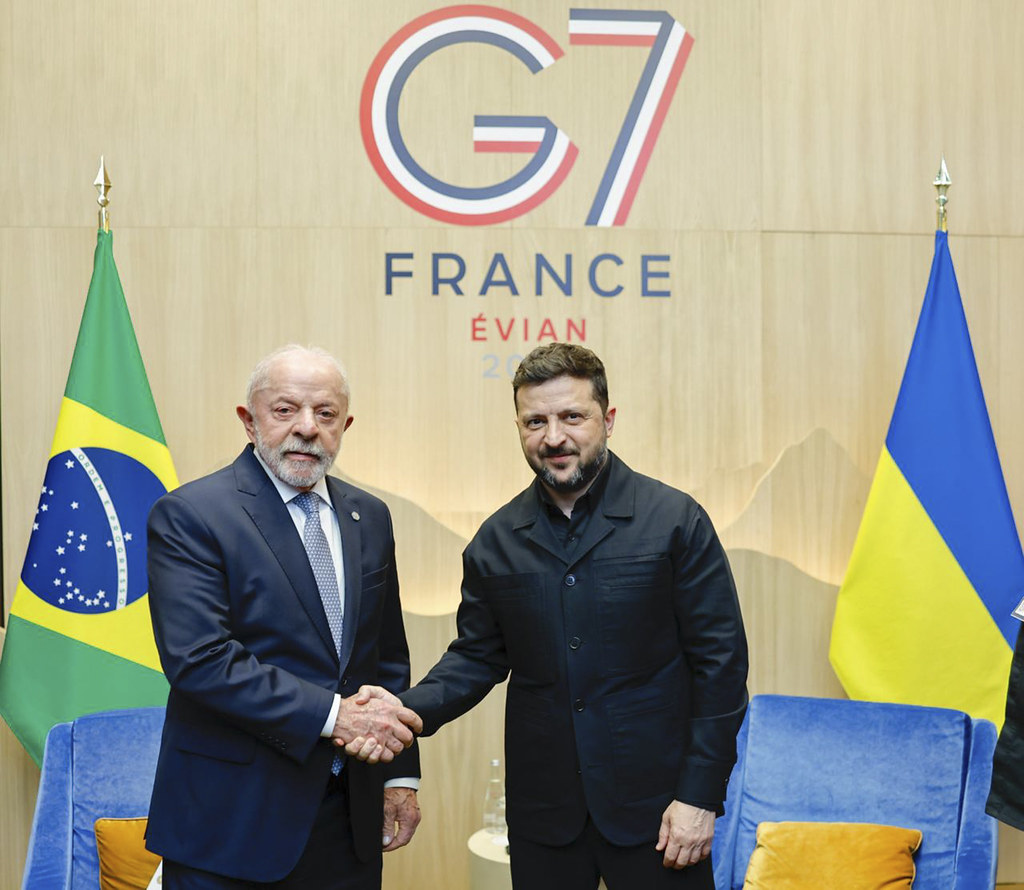 Lula e Zelensky frente a frente no G7 em meio a tensões e pedidos de apoio à Ucrânia