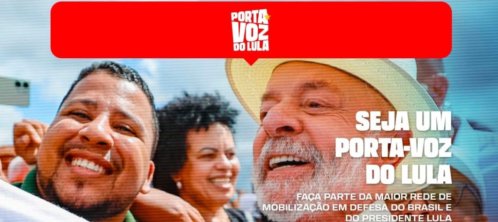 Plataforma de 'porta-vozes' de Lula mobiliza 50 mil em 5 dias e mira meio milhão