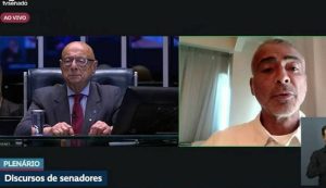 Romário, nos EUA para a Copa, participa de sessão do Senado e critica superfaturamento de 2014