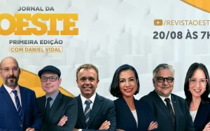 Com foco nas principais notícias do Brasil e do mundo, edição do Jornal da Oeste abre a grade matinal de análises
