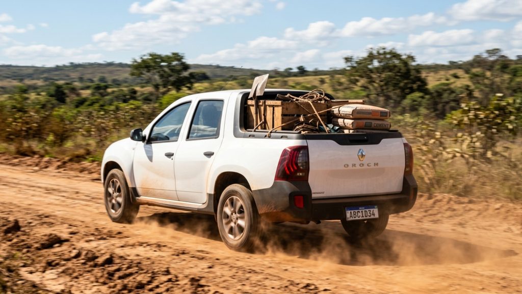 Renault Oroch Pro aposta em suspensão multilink e força de carga para atrair o trabalhador por R$ 126.690
