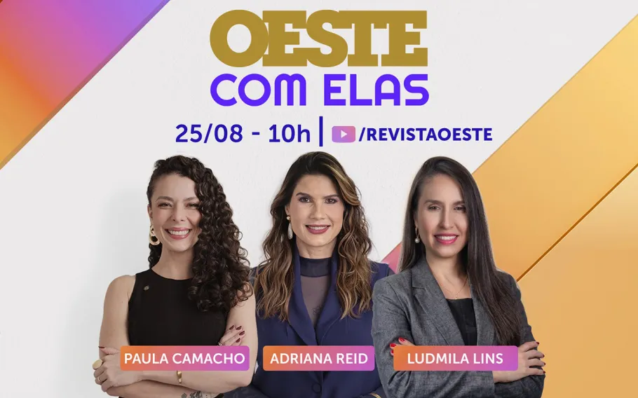 Oeste com Elas debate os principais acontecimentos do Brasil e do mundo com Adriana Reid, Paula Camacho e Ludmila Lins Grilo