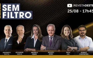 Oeste Sem Filtro reúne grandes nomes da análise política independente em debate diário