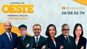 Apresentado por Daniel Vidal, Jornal da Oeste reforça grade matinal com cobertura factual e análise independente