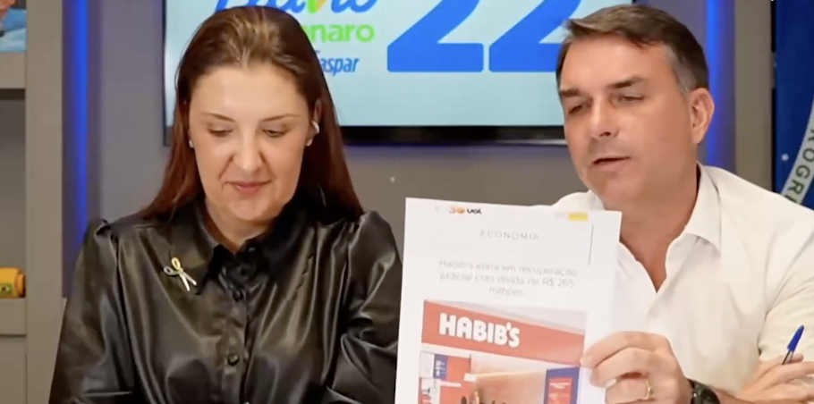 Com dívida de R$ 265 milhões, Habib’s pede recuperação judicial e Flávio Bolsonaro culpa condução econômica do governo