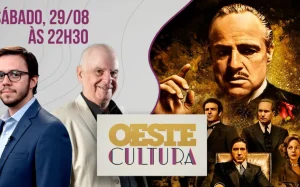 Oeste Cultura debate legado de O Poderoso Chefão com Augusto Nunes e analisa mercado cultural