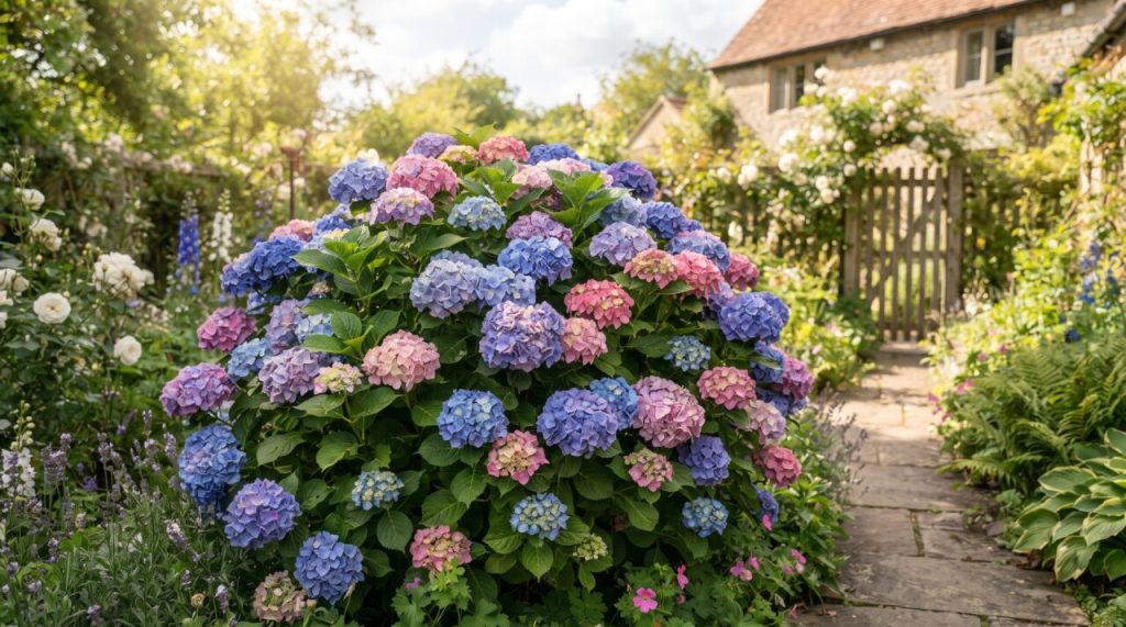 Mude a cor da hortênsia com truques simples no solo