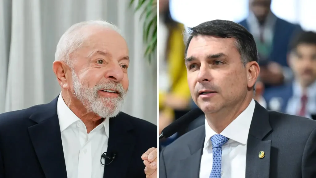 Lula e Flávio Bolsonaro empatam em 2026, diz BTG
