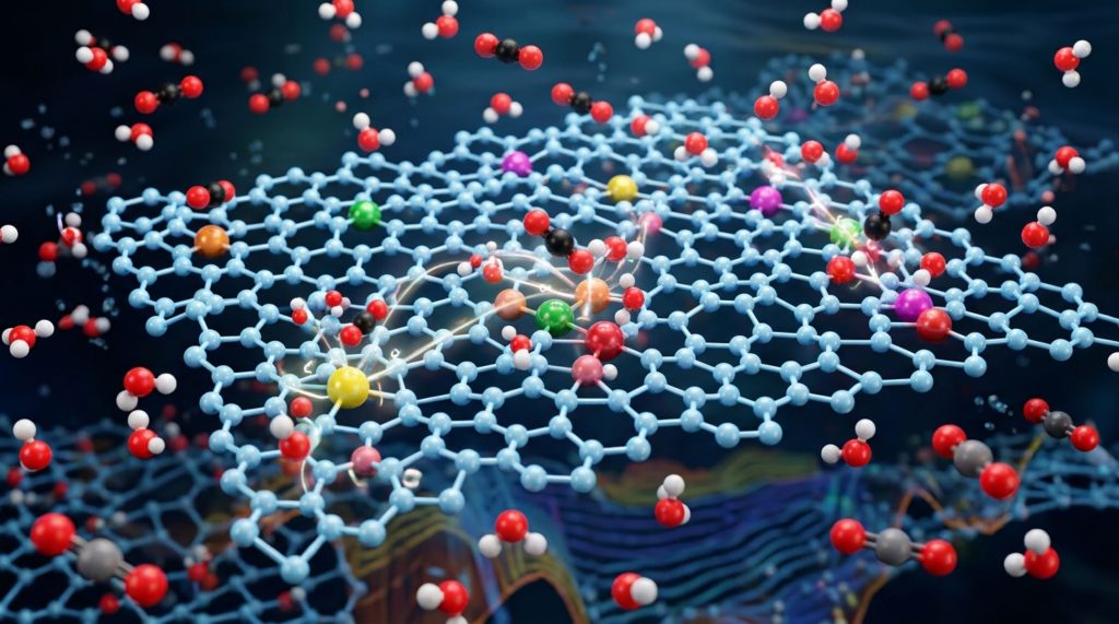 Novo material 2D com 5 metais pode revolucionar conversão de CO2