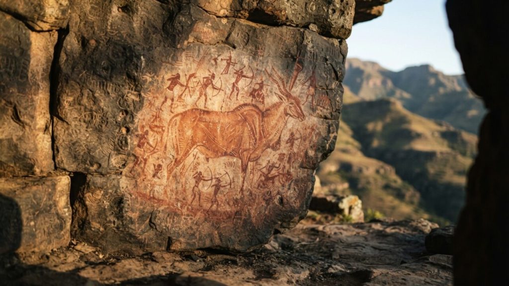 Montanha na África guarda mais de 600 cavernas com arte milenar