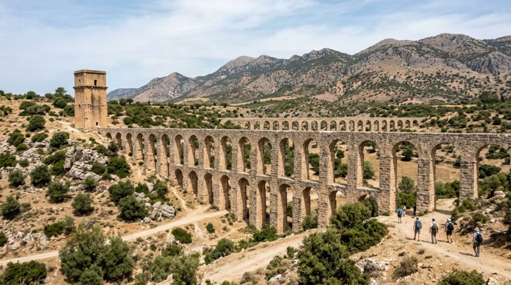 Aqueduto romano usou pressão para vencer vale de 19 km